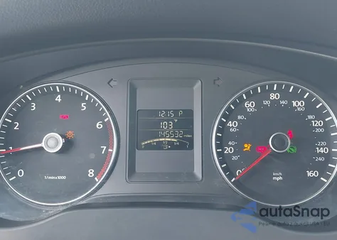 2013 Volkswagen Jetta 2.5L Se из США, поврежденный, VIN 3VWDX7AJ3DM406108